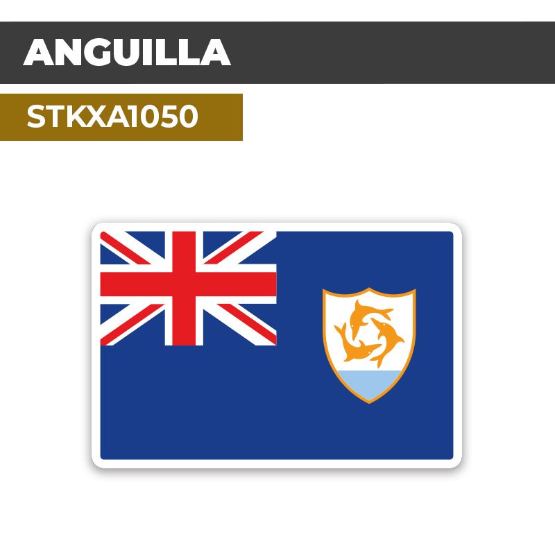 Sticker ANGUILLA | Drapeaux Pays