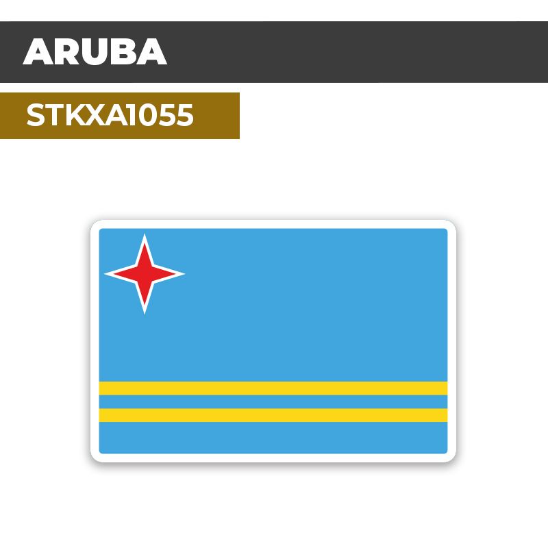 Sticker ARUBA | Drapeaux Pays