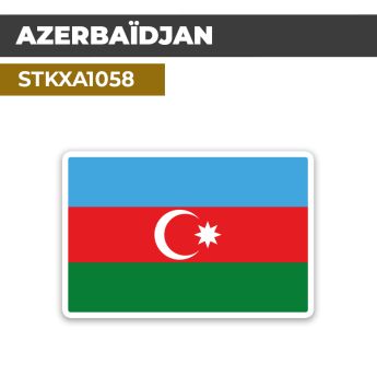 Sticker AZERBAÏDJAN | Drapeaux Pays