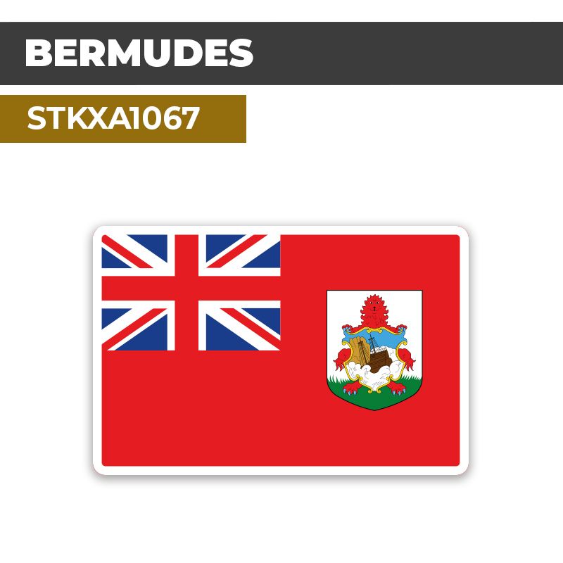 Sticker BERMUDES | Drapeaux Pays