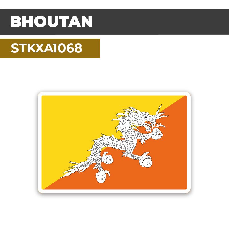 Sticker BHOUTAN | Drapeaux Pays