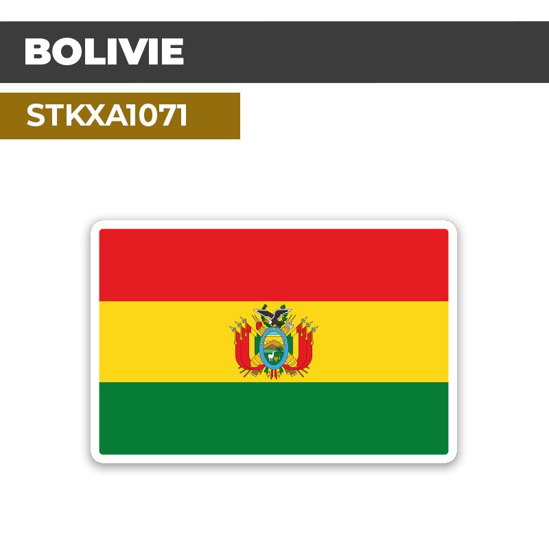 Sticker BOLIVIE | Drapeaux Pays