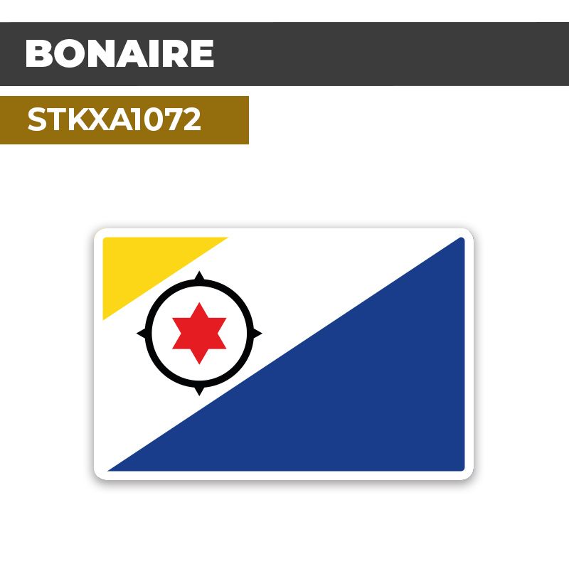 Sticker BONAIRE | Drapeaux Pays