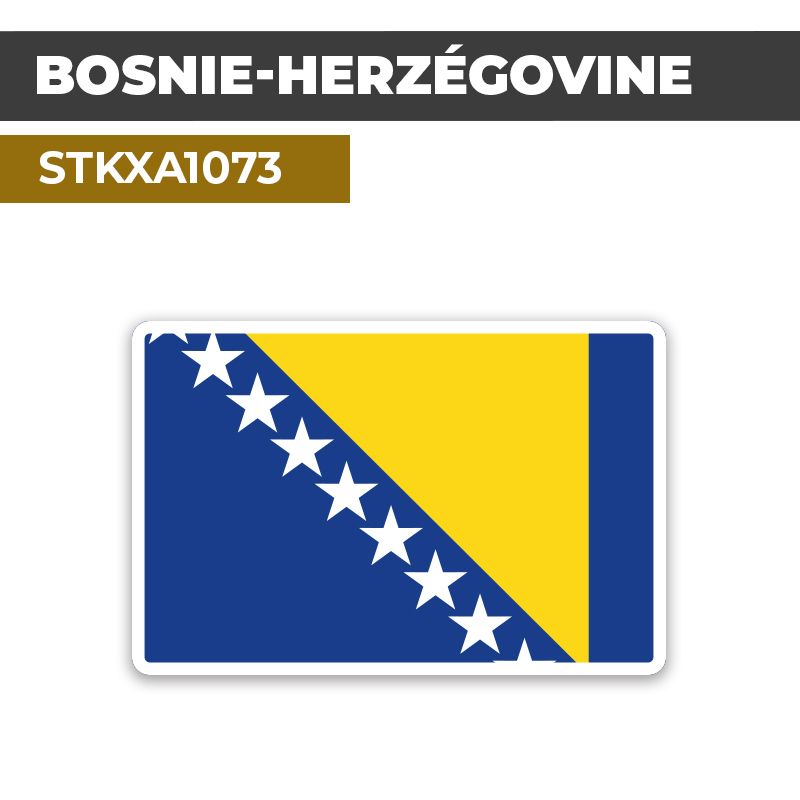 Sticker BOSNIE-HERZÉGOVINE | Drapeaux Pays