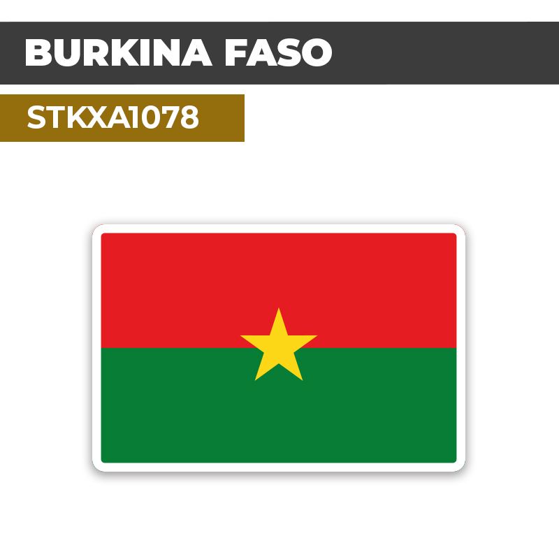 Sticker BURKINA FASO | Drapeaux Pays