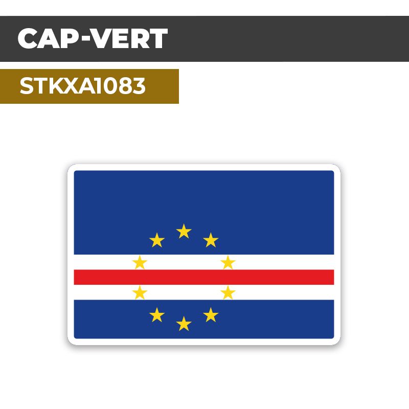 Sticker CAP-VERT | Drapeaux Pays