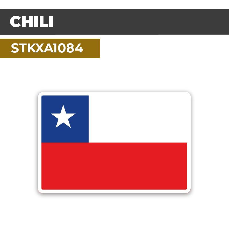 Sticker CHILI | Drapeaux Pays