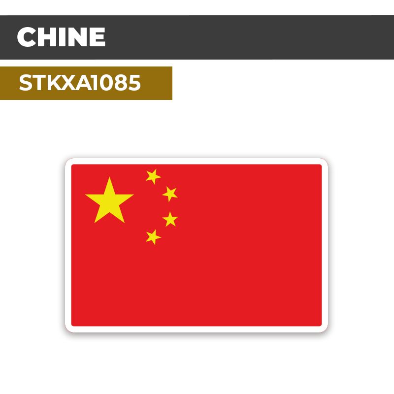 Sticker CHINE | Drapeaux Pays