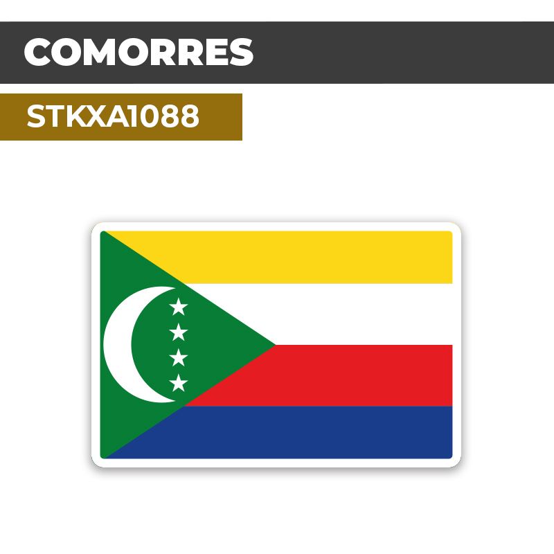 Sticker COMORRES | Drapeaux Pays