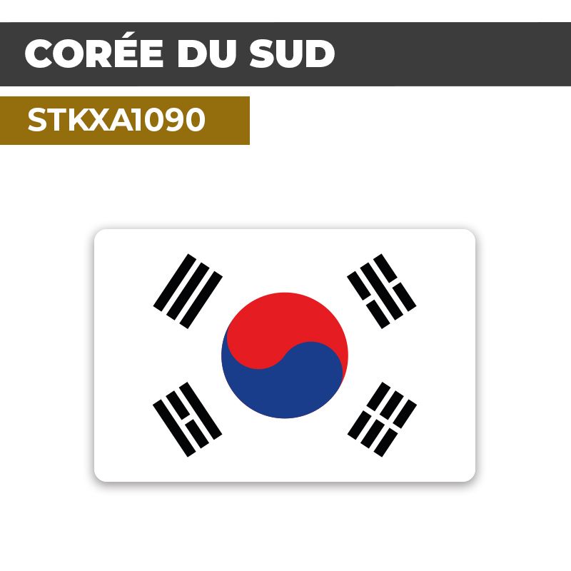 Sticker CORÉE DU SUD | Drapeaux Pays