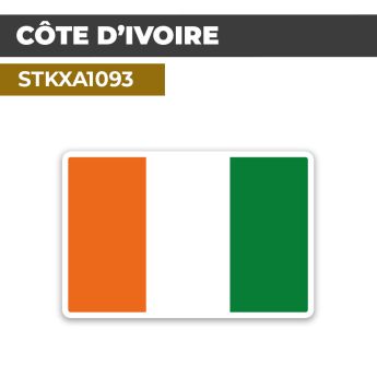 Sticker CÔTE D'IVOIRE | Drapeaux Pays