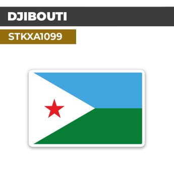 Sticker DJIBOUTI | Drapeaux Pays