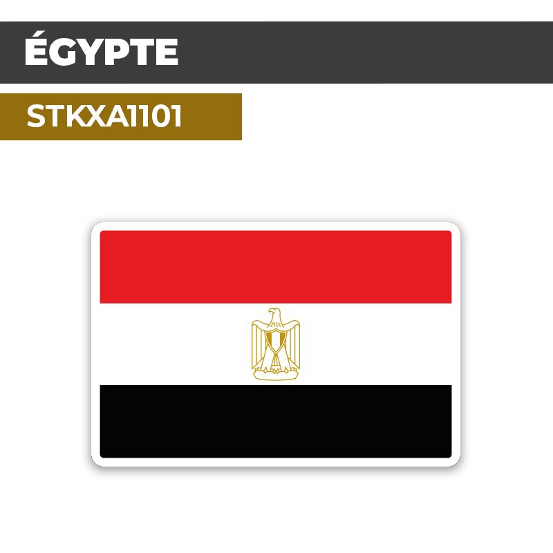 Sticker ÉGYPTE | Drapeaux Pays