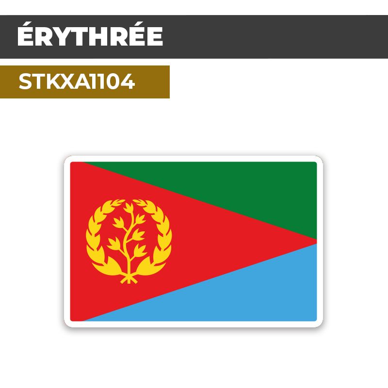 Sticker ÉRYTHRÉE | Drapeaux Pays