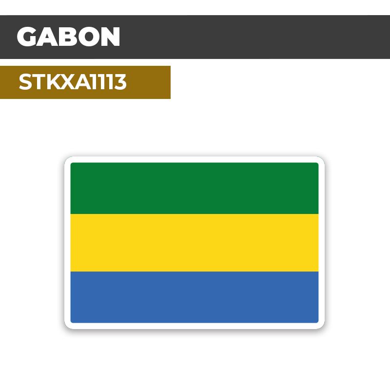 Sticker GABON | Drapeaux Pays