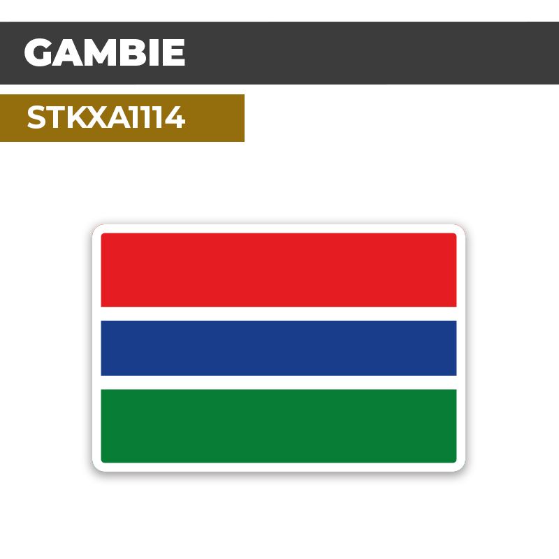 Sticker GAMBIE | Drapeaux Pays