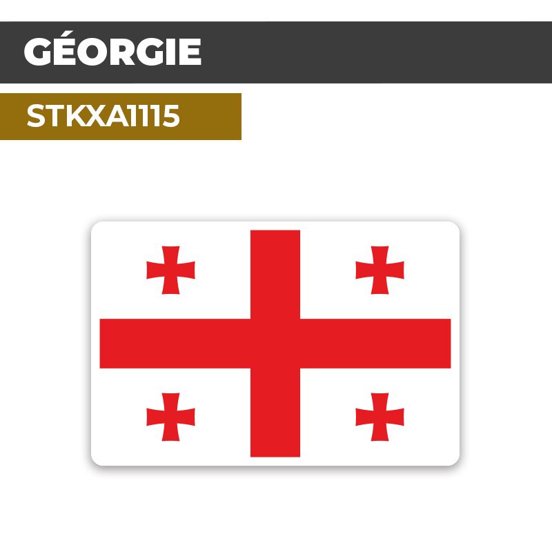 Sticker GÉORGIE | Drapeaux Pays