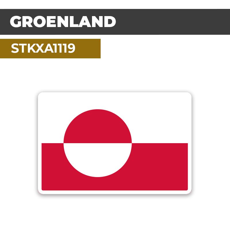 Sticker GROENLAND | Drapeaux Pays