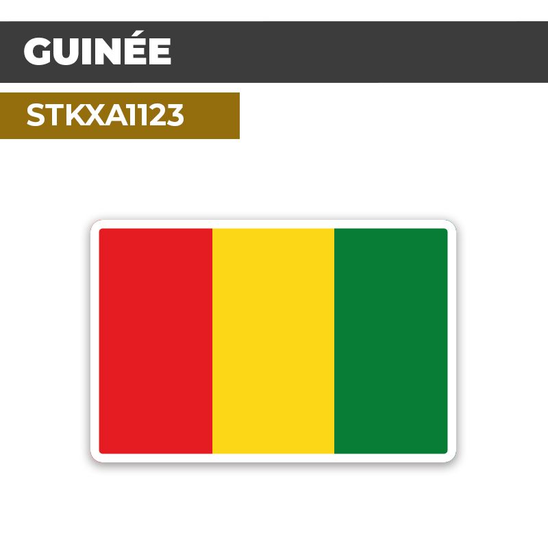 Sticker GUINÉE | Drapeaux Pays