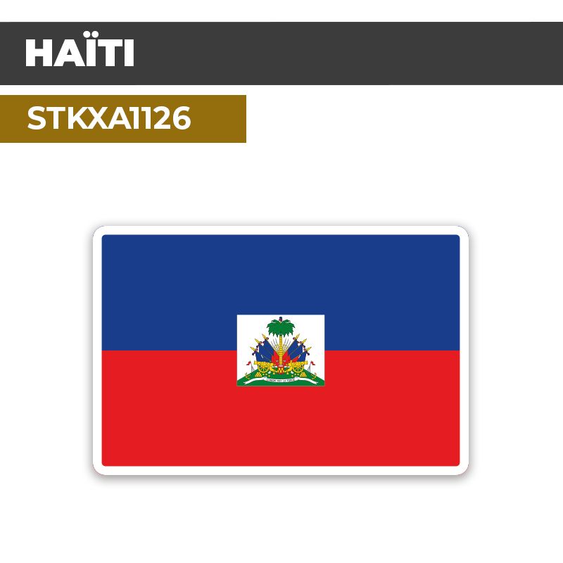 Sticker HAÏTI | Drapeaux Pays