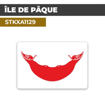 Sticker ÎLES DE PAQUES | Drapeaux Pays