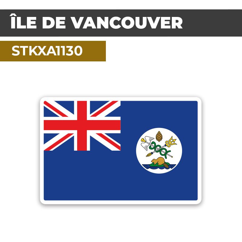 Sticker ÎLE DE VANCOUVER | Drapeaux Pays