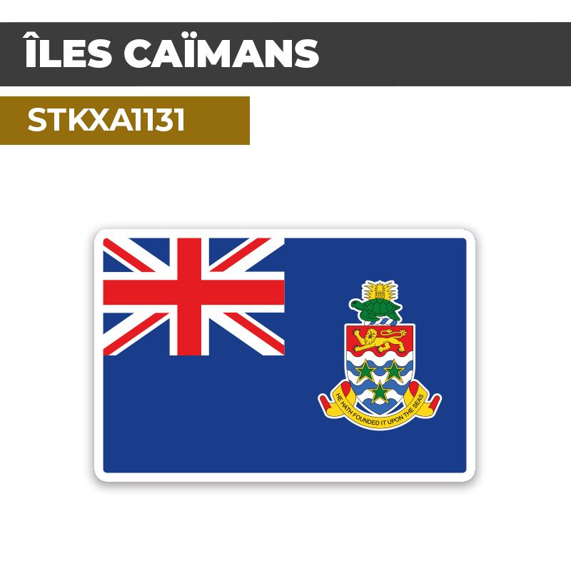 Sticker ÎLES CAÏMANS | Drapeaux Pays