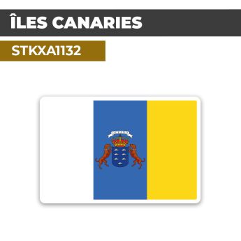 Sticker ÎLES CANARIES | Drapeaux Pays