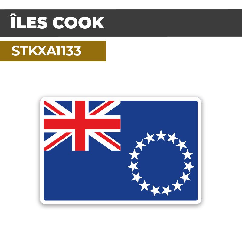 Sticker ÎLES COOK | Drapeaux Pays