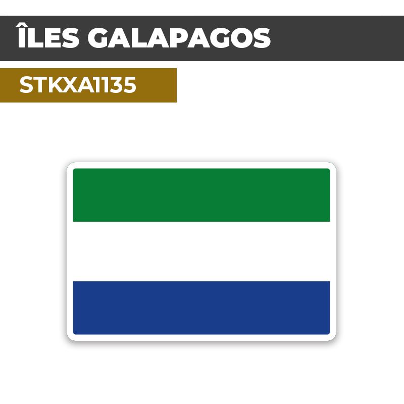 Sticker ÎLES GALAPAGOS | Drapeaux Pays