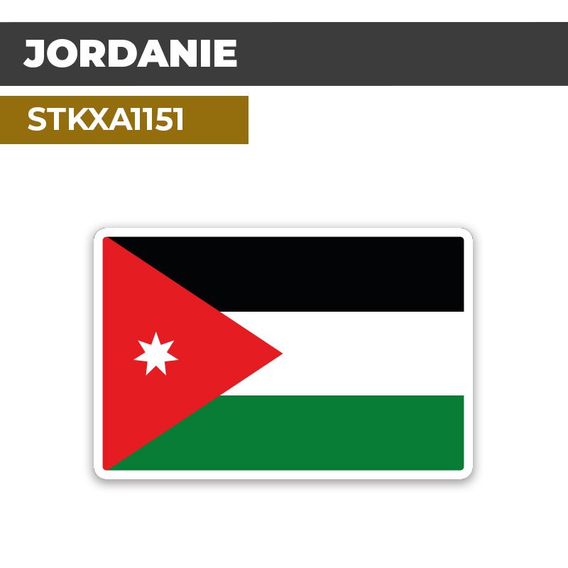 Sticker JORDANIE | Drapeaux Pays
