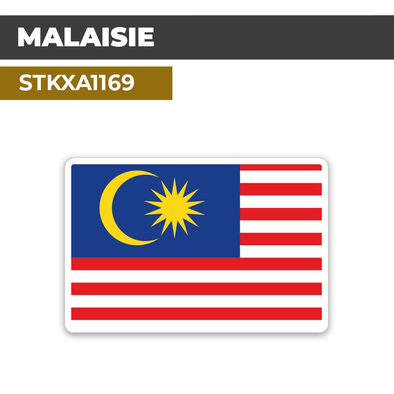 Sticker MALAISIE | Drapeaux Pays