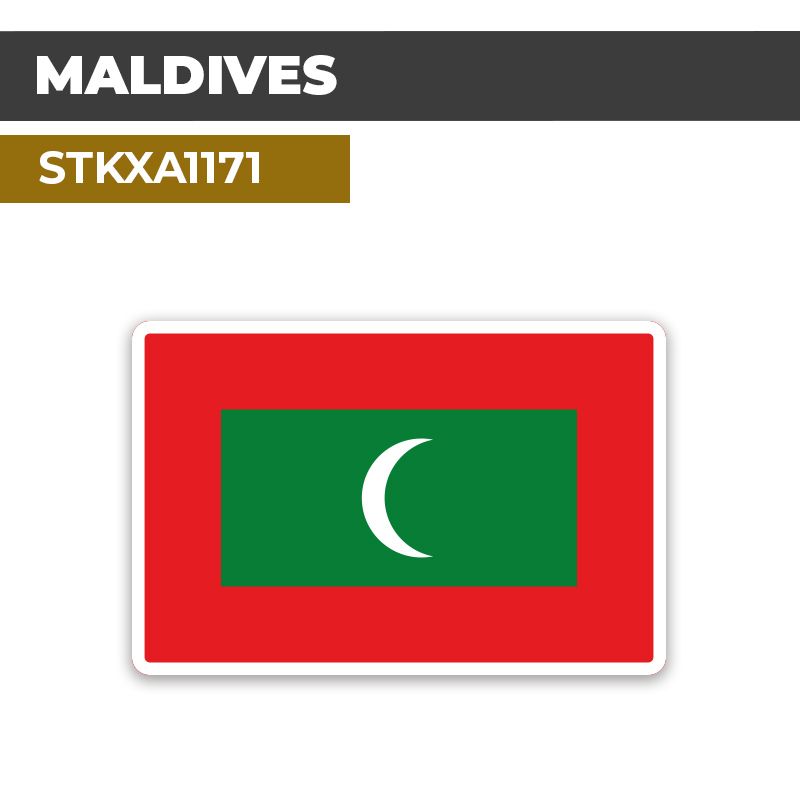 Sticker MALDIVES | Drapeaux Pays
