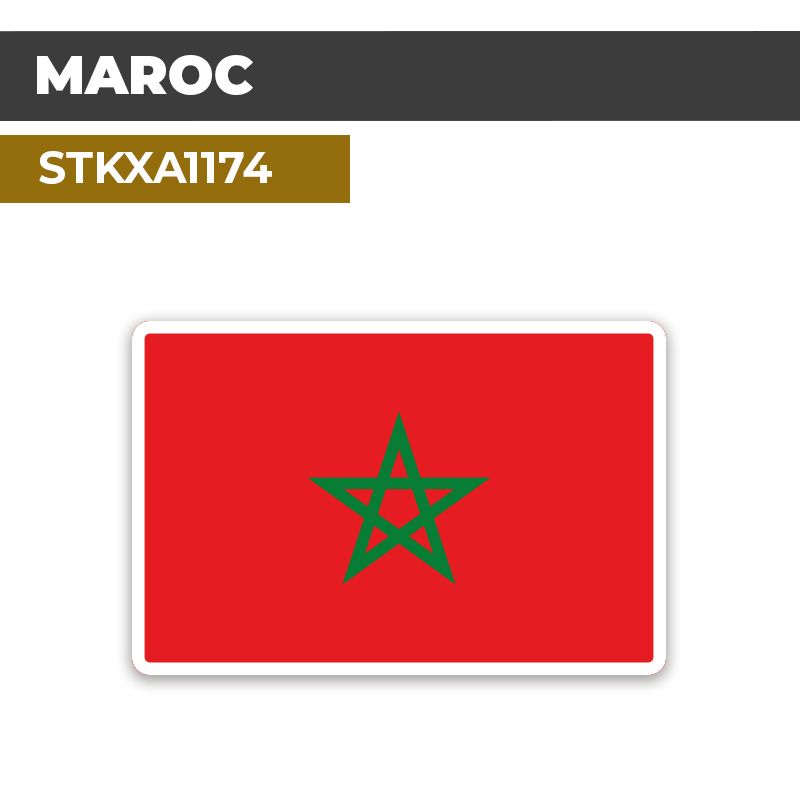 Sticker MAROC | Drapeaux Pays