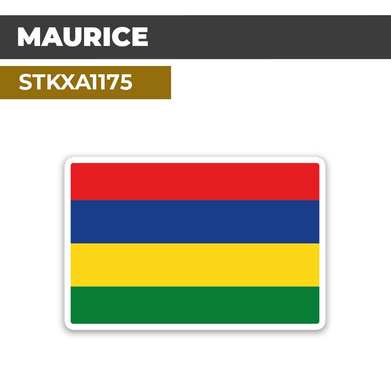 Sticker MAURICE | Drapeaux Pays