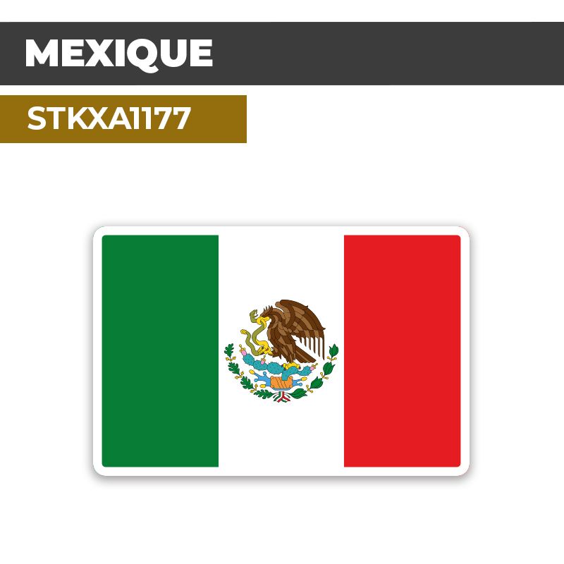 Sticker MEXIQUE | Drapeaux Pays