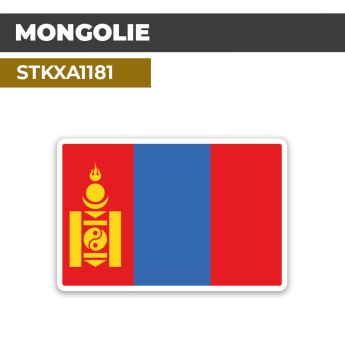 Sticker MONGOLIE | Drapeaux Pays