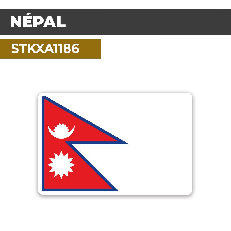 Sticker NÉPAL | Drapeaux Pays