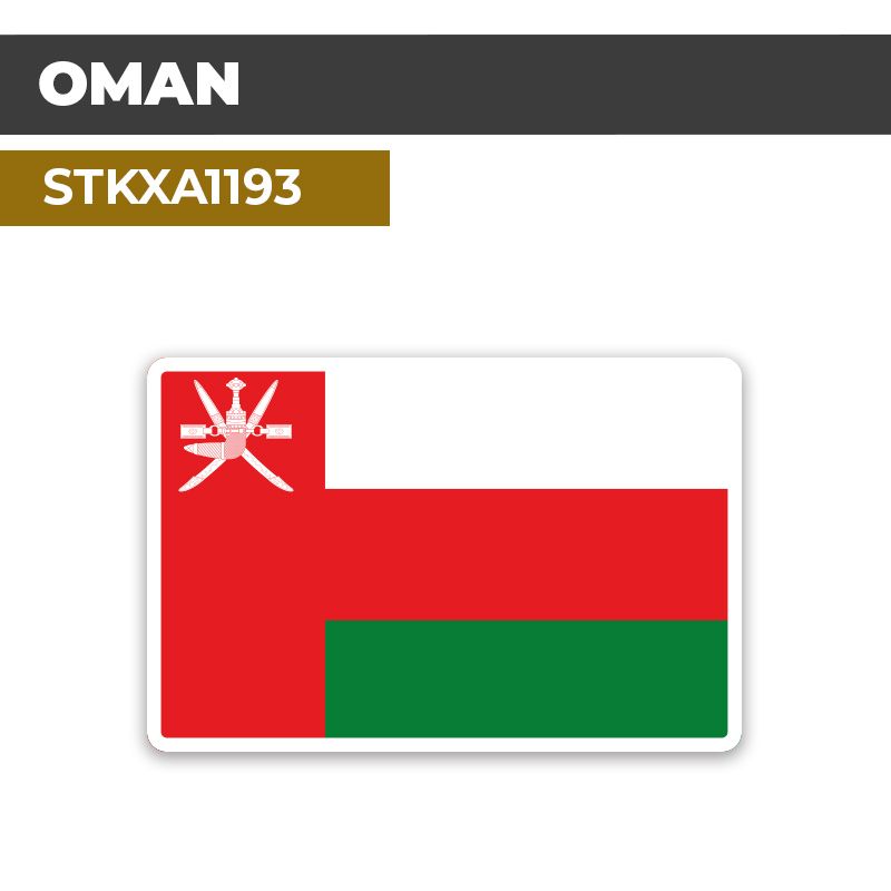 Sticker OMAN | Drapeaux Pays