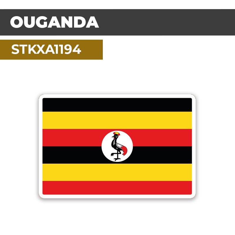 Sticker OUGANDA | Drapeaux Pays