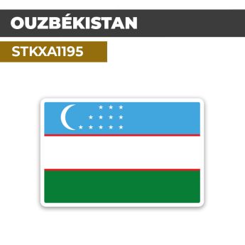 Sticker OUZBÉKISTAN | Drapeaux Pays
