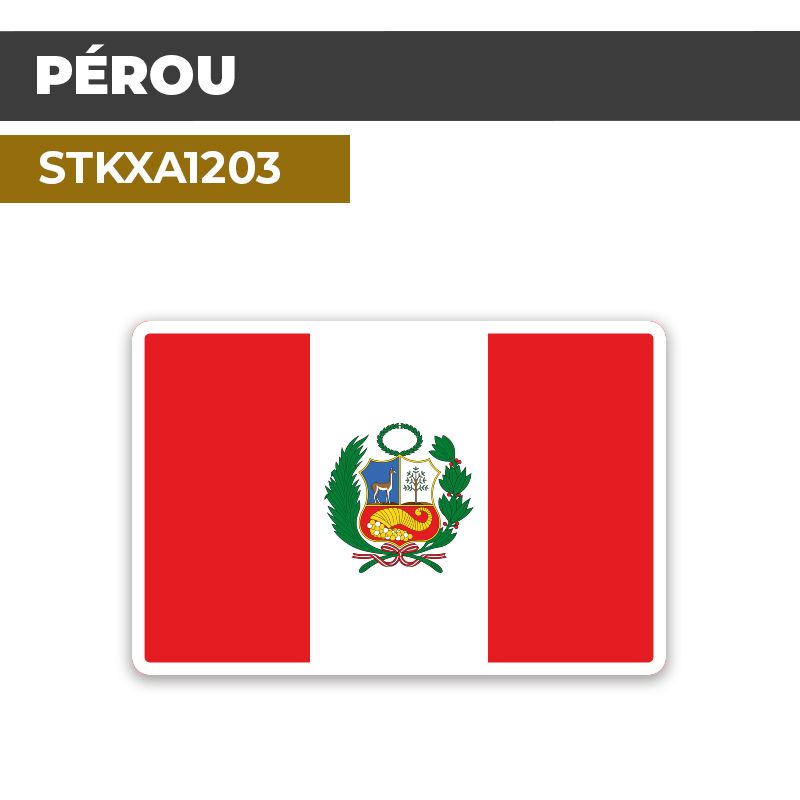 Sticker PÉROU | Drapeaux Pays