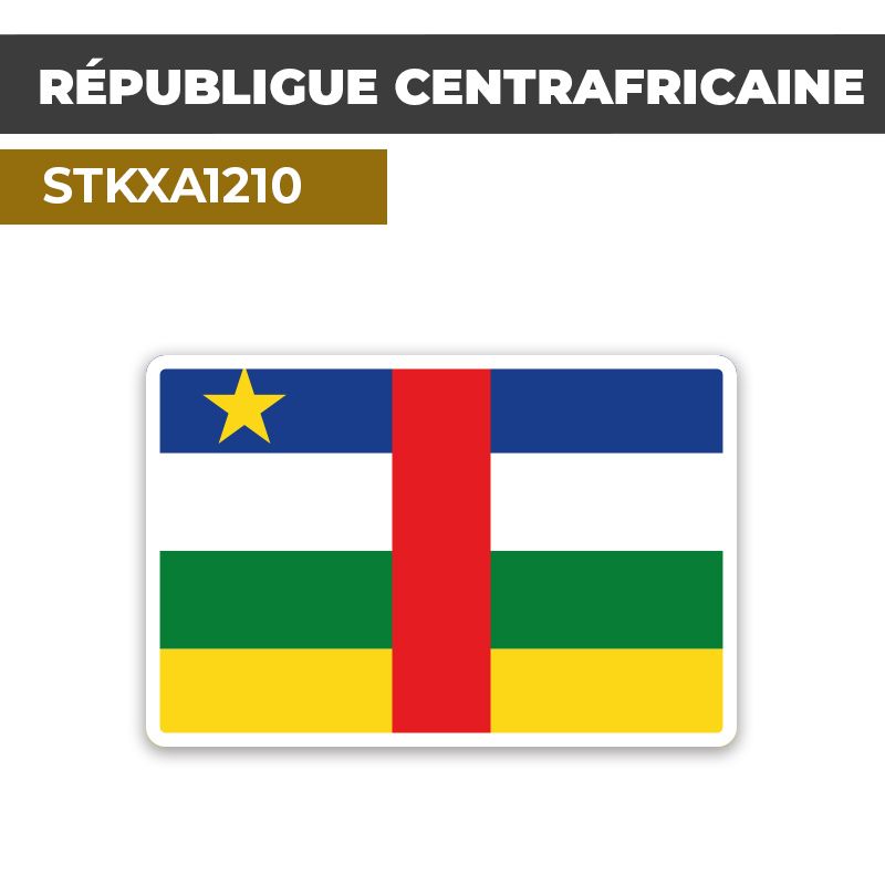 Sticker RÉPUBLIQUE CENTRAFRICAINE | Drapeaux Pays