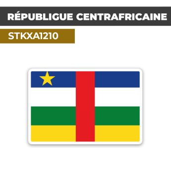 Sticker RÉPUBLIQUE CENTRAFRICAINE | Drapeaux Pays