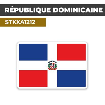 Sticker RÉPUBLIQUE DOMINICAINE | Drapeaux Pays