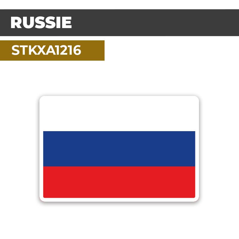 Sticker RUSSIE | Drapeaux Pays