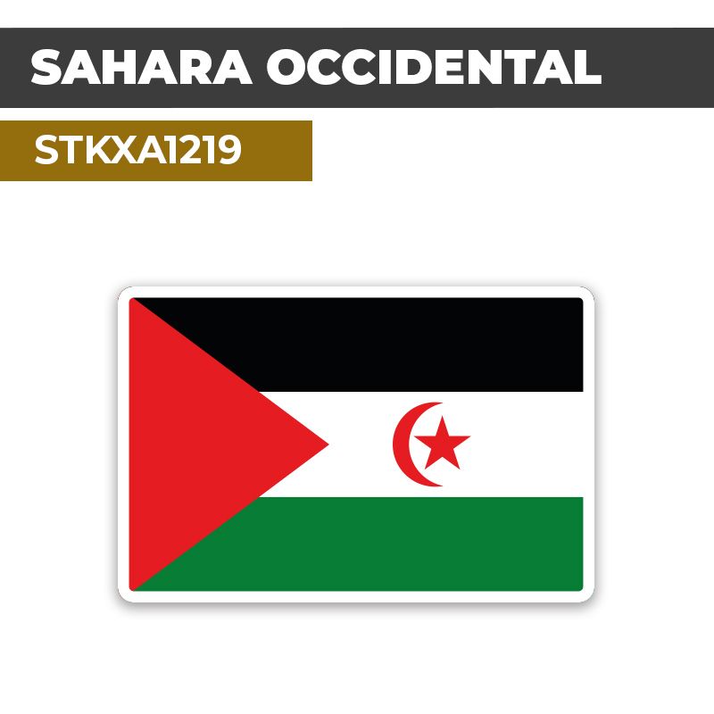 Sticker SAHARA OCCIDENTAL | Drapeaux Pays