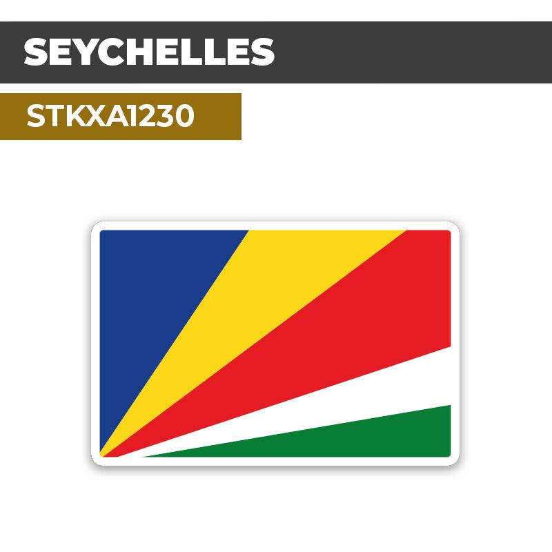 Sticker SEYCHELLES | Drapeaux Pays