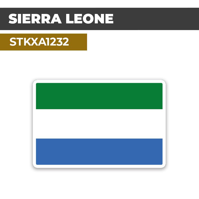 Sticker SIERRA LEONE | Drapeaux Pays