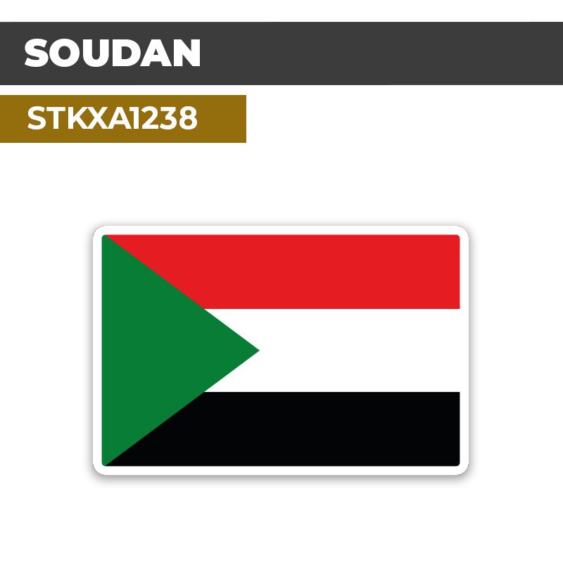 Sticker SOUDAN | Drapeaux Pays